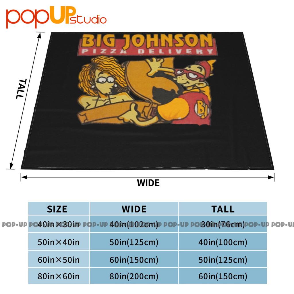 Big Johnson Pizza Delivery Ultra-Soft Blanket Quilt Winter Sofa Cover Bed Covers