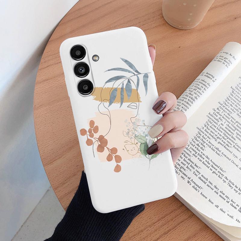 Leopard Print Phone Case For Samsung Galaxy A24 A54 A55 A34 A56 A16 4G Protection Back Cover Soft Silicone Fundas Shell Coque