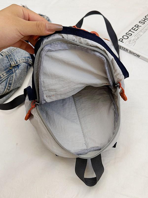 Children's Colorblock Lightweight Backpack for School, Travel, and Hiking