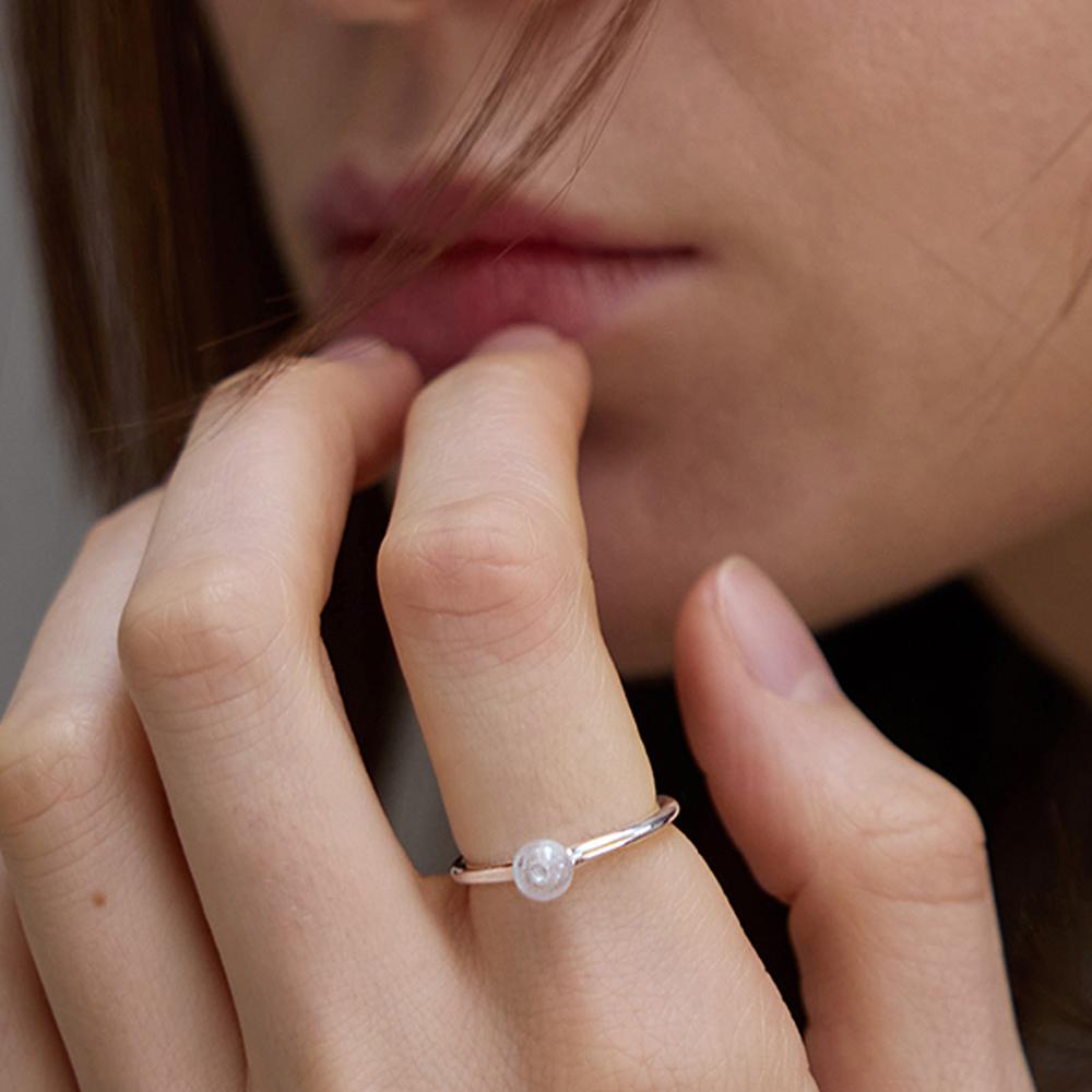 Paigeflynn [Silver 925] Bubble Dew Goot Open Ring