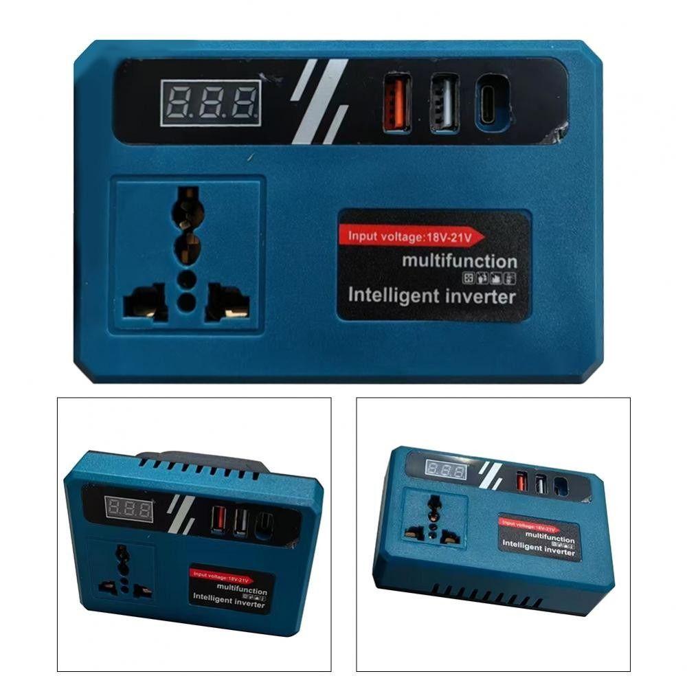3 USB Ports Battery Inverter Power Converter Transformer  For Outdoor Activities and Equipment
