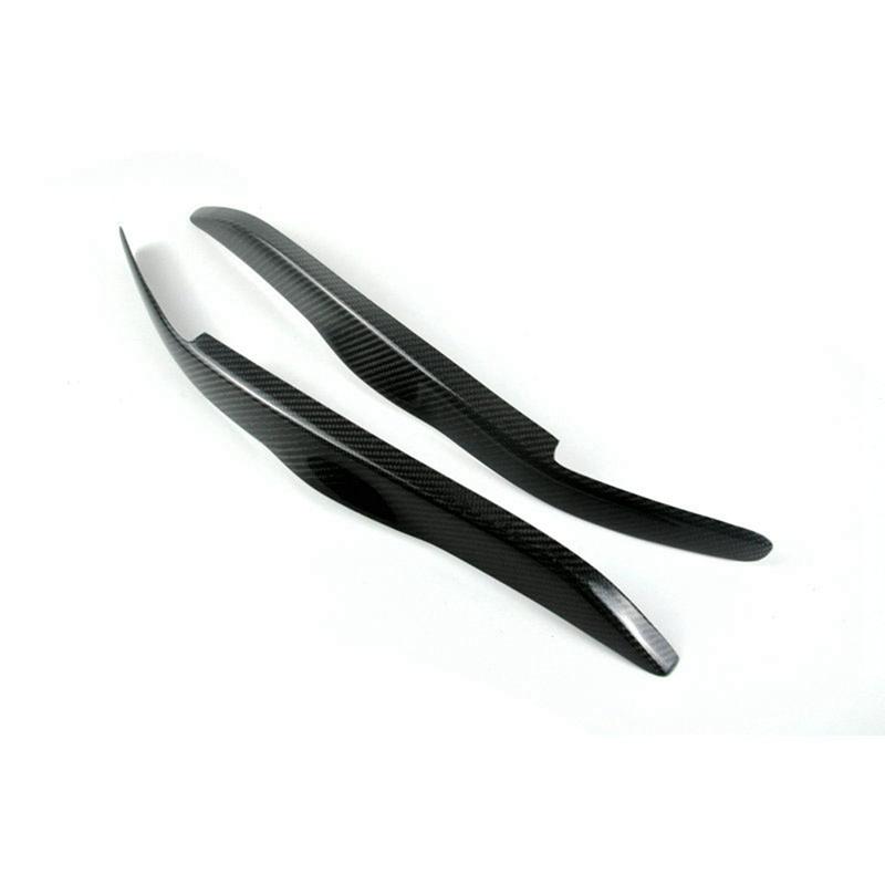 Headlight Eyelid Eyebrow Headlight Lens Cover Trim Carbon Fiber For Subaru Legacy 2004-2008 Accessories