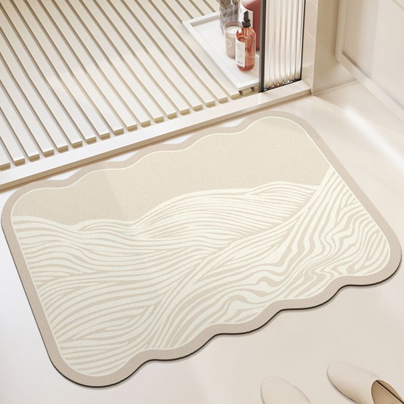Bathroom Soft Diatom Mud Floor Mat Toilet Toilet Non-slip Foot Mat Household Water Absorption Quick Drying Anti-drop Soft Mat