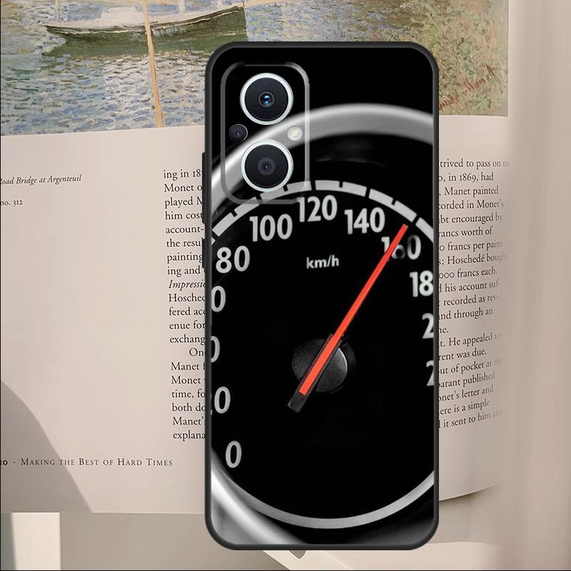 Cool Retro Speedometer Cover For OPPO Reno 14F 11F 12F 13F 10 11 12 13 14 Pro 7 8 Lite OPPO Find X6 X8 X9 Pro Case