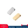 Mirror Polished Stainless Steel Rectangular Cube Beads, 8mm X 15mm, Small Hole, DIY Jewelry Accessories
