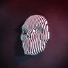 3D Printed Luminous Quantum Skull Fidget Skull Gifts Cool Novelty Desk Ornament Funny Desktop Ornaments For Home Office Desk