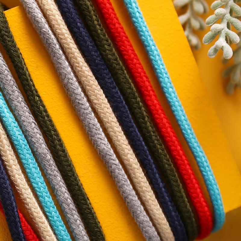 130cm Sports Pants Cord Sweatpants Drawstring Strap  Woven Rope Belt Hoodies Accessories DIY Apparel Sewing Band Supplies