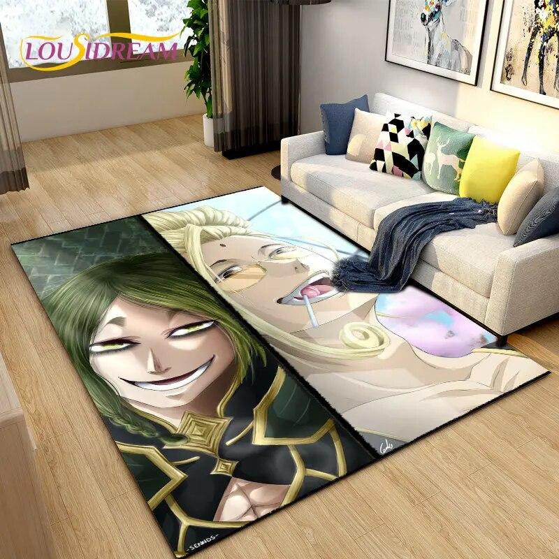 Record of Ragnarok, Cartoon Anime Area Rug,Carpet Rug for Living Room Bedroom Sofa Doormat Decoration,Kids Non-slip Floor Mat