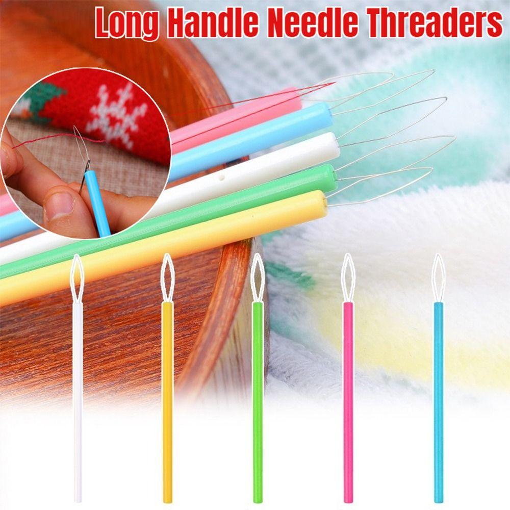 10Pcs Needlework Threading Needle Threaders Embroidery Cross Stitch Sewing Accessories Hand Sewing Special Tools Multifunctional