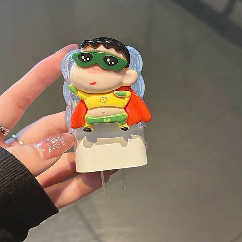 3D Crayon Shin-Chan Charger Data Cable Protector Case Winder Kits For Iphone Ipad 18W 20W Protective Cover Data Line Anti-Break