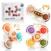 3 pièces/set Jouets Tournoyants à Ventouse Dessins Animés Jouets de Bain Amusants Gyroscope Coloré Jouet Hochet pour le Bout des Doigts des Enfants Jouet de Bain pour Tout-Petits Cadeaux