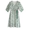 Fashion Printed Dress Women's Summer New Age-reducing Temperament Celebrity Thin Dress