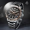 LIGE Business Watches Mens Top Brand Luxury Waterproof Quartz Wristwatch Luminous Stainless Steel Watches For Men Reloj Hommes