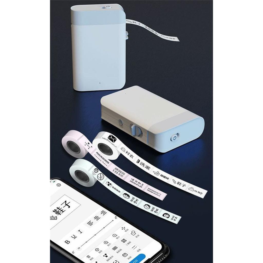 Upgrade Pocket Bluetooth Label Maker Printer Machine Direct Thermal Office Home