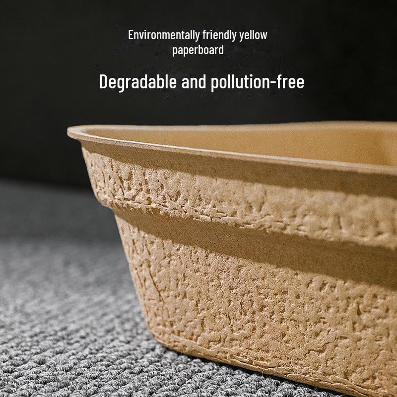 Portable Biodegradable Cat Litter Box: Temporary, Car-Friendly Solution for Cats' Needs