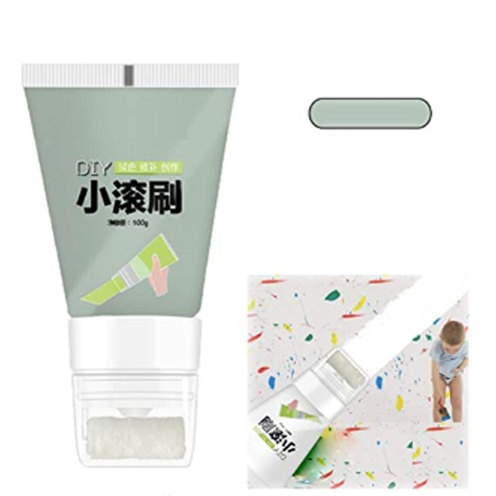 Household Supplies Small Rolling Brush Wall Latex Paint Wall Repair Cream Rolling Brush Brush for Wall Repair Paste Roller
