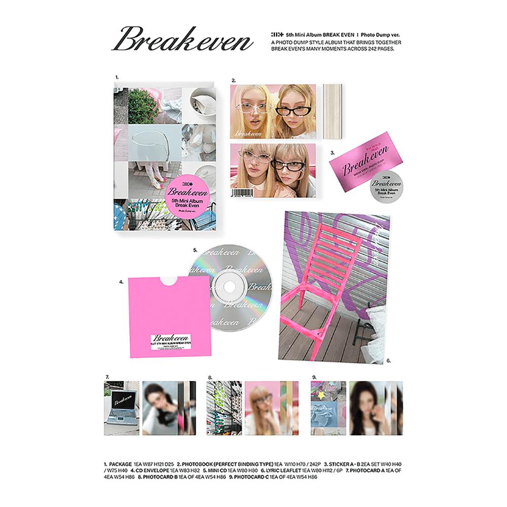 [Pre-order] ILLIT - BREAK EVEN (Photo Dump Ver.)