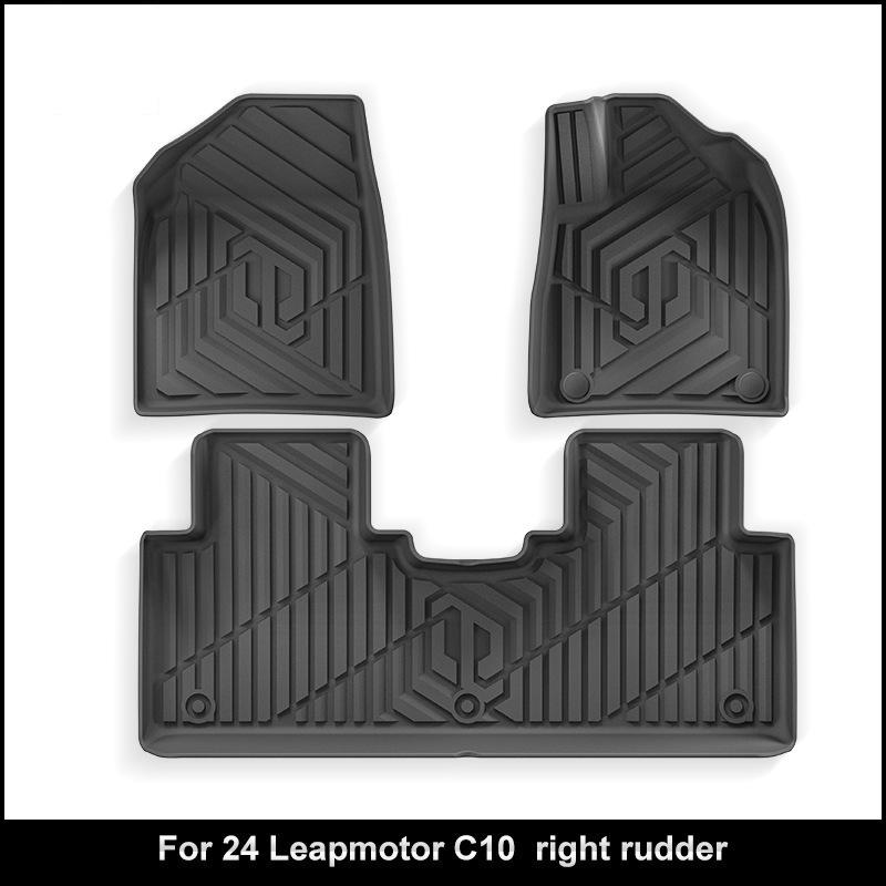 Waterproof TPE Floor Mats for 24 Leapmotor C10 Car Models