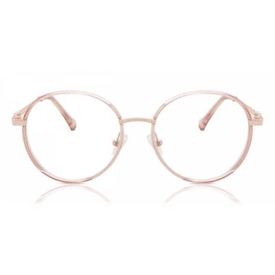 Full Rim Oval Pink Rose Gold Geor Mtr 91d Fashion Unisex Eyeglasses
