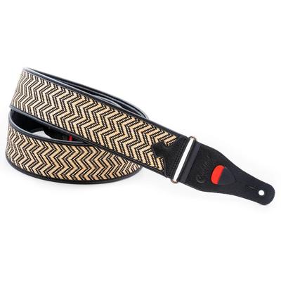 Straps 6cm VICTORIA BLACK RightOn! Guitar/Bass Strap, Wide, 90-150cm,