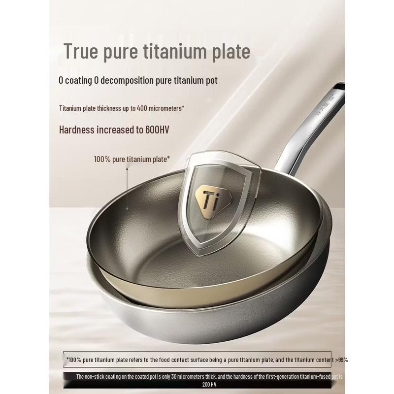 COOKER KING Pure Titanium Non-Stick Frying Pan