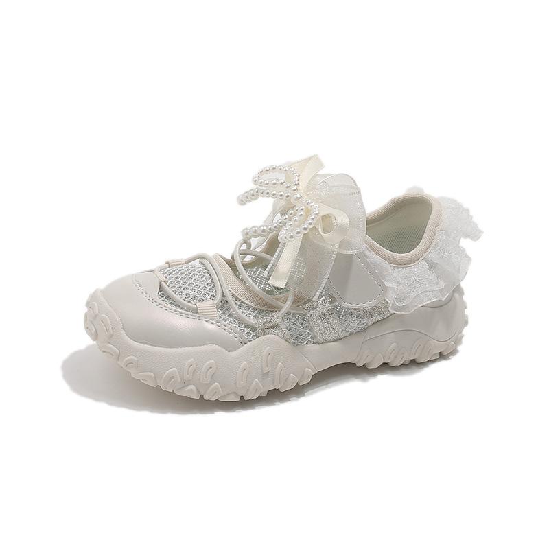

Cute Shoes - New Style Girls Breathable Sports Sandals 31 бежевий