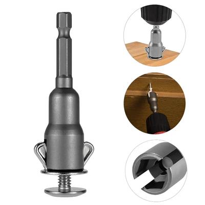 1pc 1/4 Inch 6.35mm Hex Shank Socket Adapter Nut for Power Tool Slotted Butterfly Bolt Socket Wrench Electric Screwdriver Sleeve