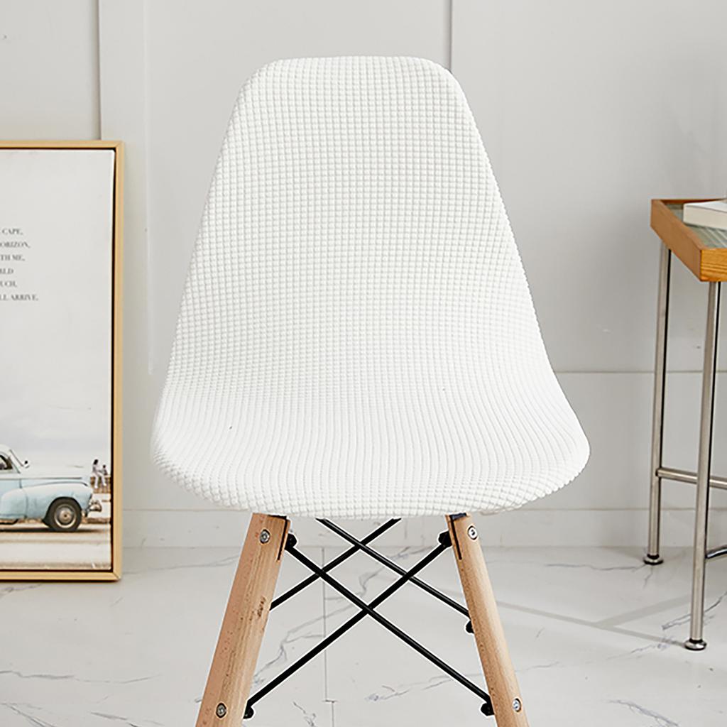 Waterproof Short Back Chair Cover Scandinavian Adjustable Dining Room Seat Protector for Bar Party