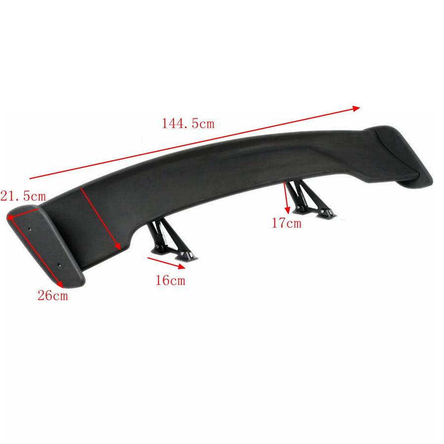 Universeller 54" Verstellbarer Breiter GT-Stil Kofferraumspoiler Flügel
