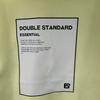 DOUBLE STANDARD CLOTHING [ESSENTIAL] 25th year yellow back print cardboard hoodie tops F yellowUsed