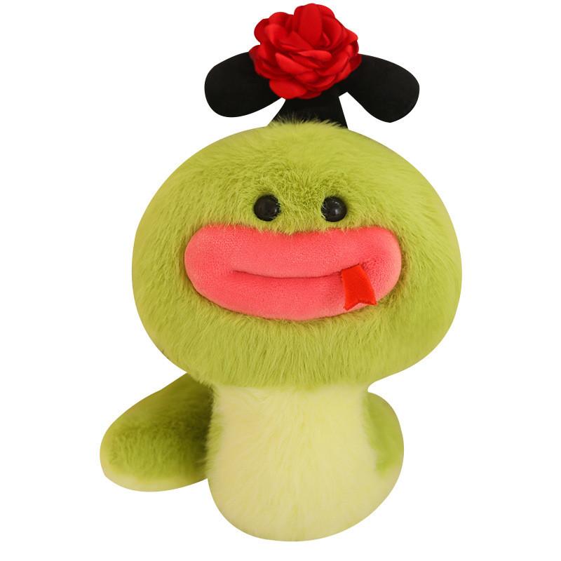 Snake White Little Plush Toy  Doll Plushie  Mascot Gift For Present Birthday