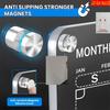 1set 2D Flat Transparent Acrylic Magnetic Fridge Calendar with Dry Erase Markers - Monthly and Weekly Planner for Refrigerator