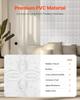 3D Wall Panels 33-Pack 11.81x11.81'' PVC 32 Sq.Ft Coverage Floral White