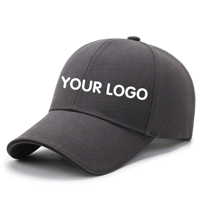 Custom Logo Cotton Men Women Letter Embroidery Hat Outdoor Sports Travel Sunscreen Sunshade Sports Baseball Cap