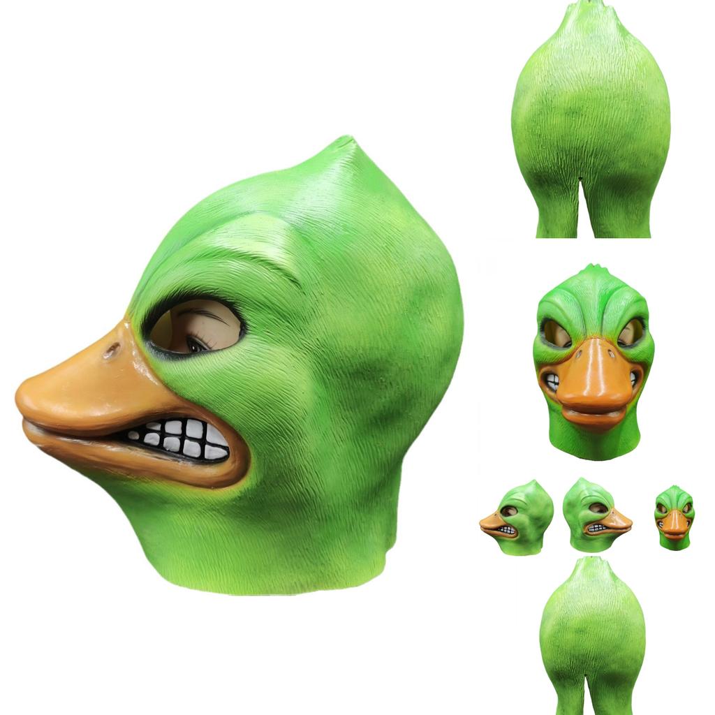 Wütende Ente Halloween Cosplay Latexmaske Mit Spaß Für Kinder Und Erwachsene