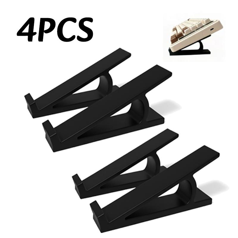 Keyboard Elevated Stand Plastic Ergonomic Tilted Elevator Brackets Anti Slip Desktop Keyboard Riser Holder Office Home Accesso