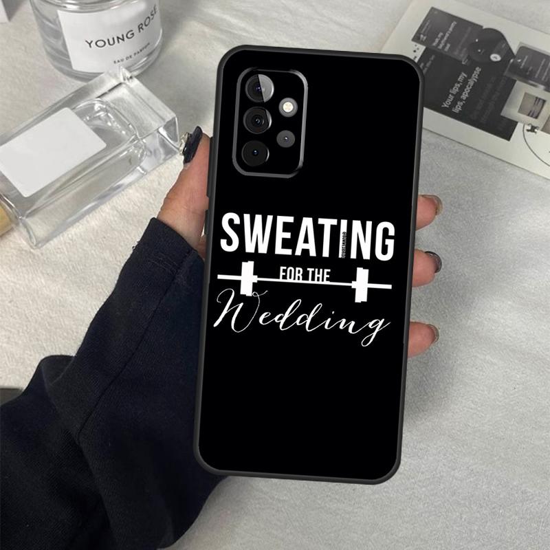 Bodybuilding Gym Fitness Phone Case For Samsung Galaxy A34 A54 A14 A13 A23 A33 A53 A73 A52 A42 A32 A22 A12 A51 A71