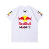 Red Bull Heren Dames F1 Raceteam T‑shirt, Zomer Korte Mouw Katoenen T‑shirt, Voor en Achter Print Casual Los Sport Topje, Meerkleurig