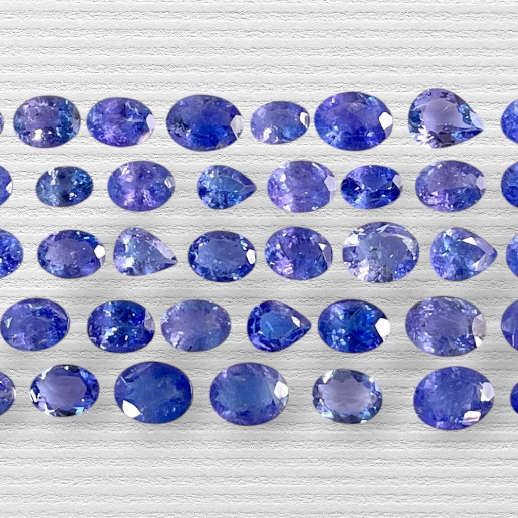 Exclusive Commercial Quality Tanzanite Mix Shape Gemstone Lot, Loose Tanzanite Stone, Tanzanite Lot, Natural Gemstone Lot.