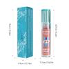 MLSMILE Non-stick Cup Waterproof Lip Glaze Small Blue Bottle Liquid Lipstick 6 Colors Moisturizing and Moisturizing Fine Glitter Lip Gloss