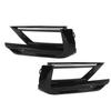 Front Bumper Lower Fog Light Grille Glossy Black Stylish Look Lower Fog Lamp Grille Cover for AD Pre
