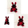 Plush Halloween Bunny Toy With Pp Cotton Filling For Kids And Holiday Decor