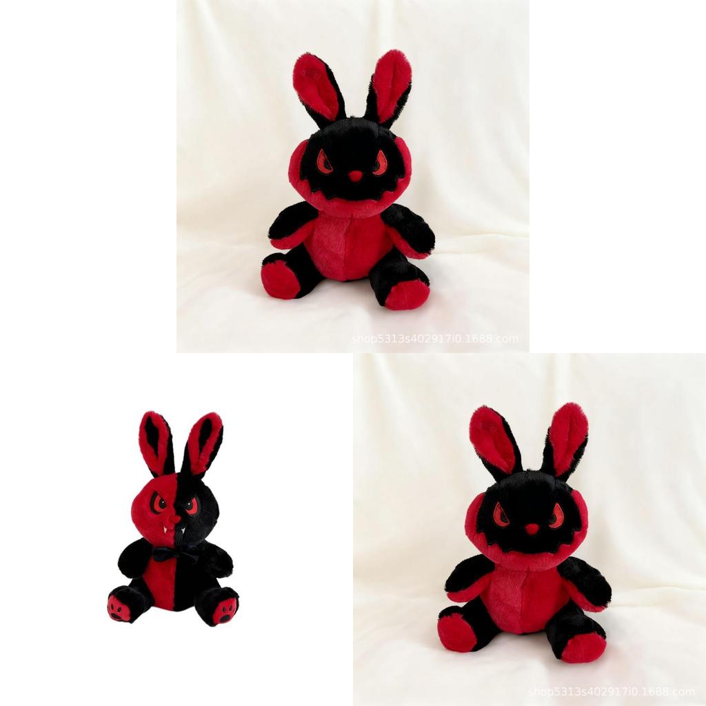 Plush Halloween Bunny Toy With Pp Cotton Filling For Kids And Holiday Decor