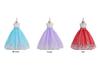 New 2026 Style Girls' Color Block Puffy Princess Formal Wedding Flower Girl Dress