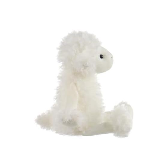 Apricot Lamb White Sheep Plush Toy, Soft and Cute, Fluffy White Sheep, Suitable for Boys and Girls 23cm