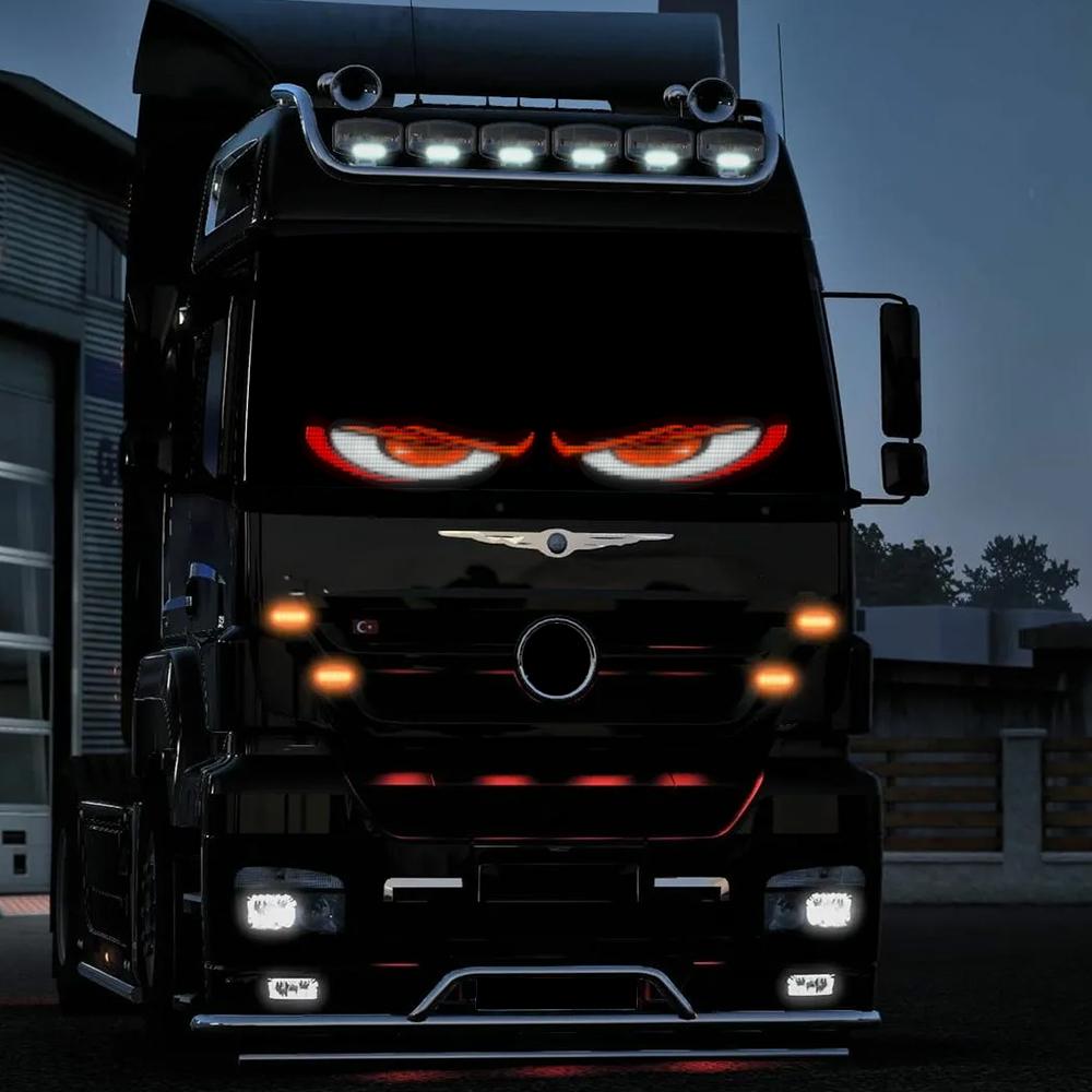 Truck LED Matrix Pixel Panel Light Bluetooth App USB Control Scrolling Advertising LED Car Sign Animation Programmable Car Sho