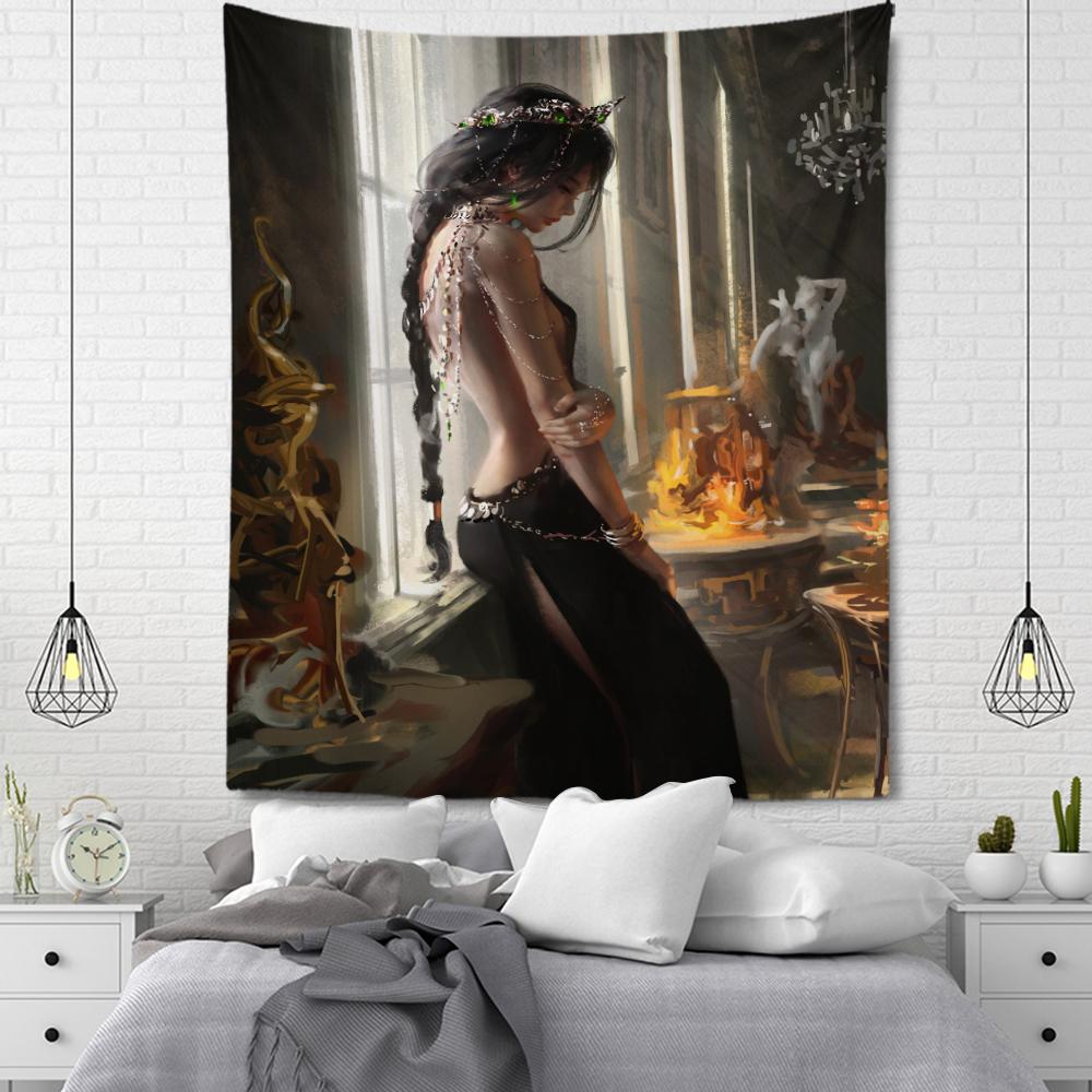 Anime Tapestry Room Decoration Home Decoration Sexy Anime Character Hanging Cloth Wall Decoration Living Room Decoration