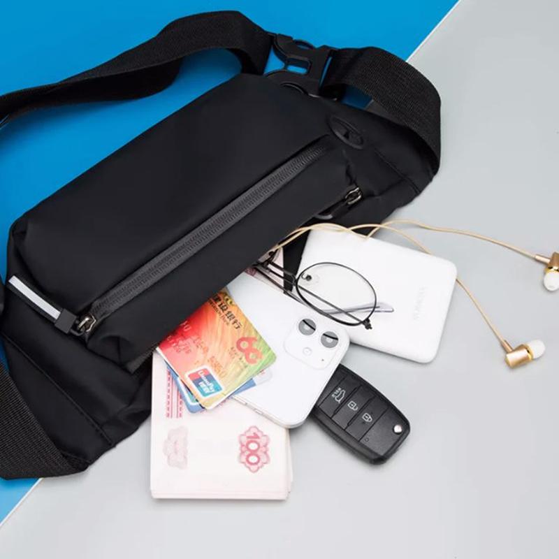 Men Waterproof Belt Bag  Chest Pack Male Waterproof Waist Bag Outdoor Sports Fanny Pack Men'S Travel Shoulder Bags