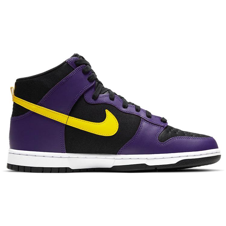 New Nike Dunk High Emb Lakers DH0642-001