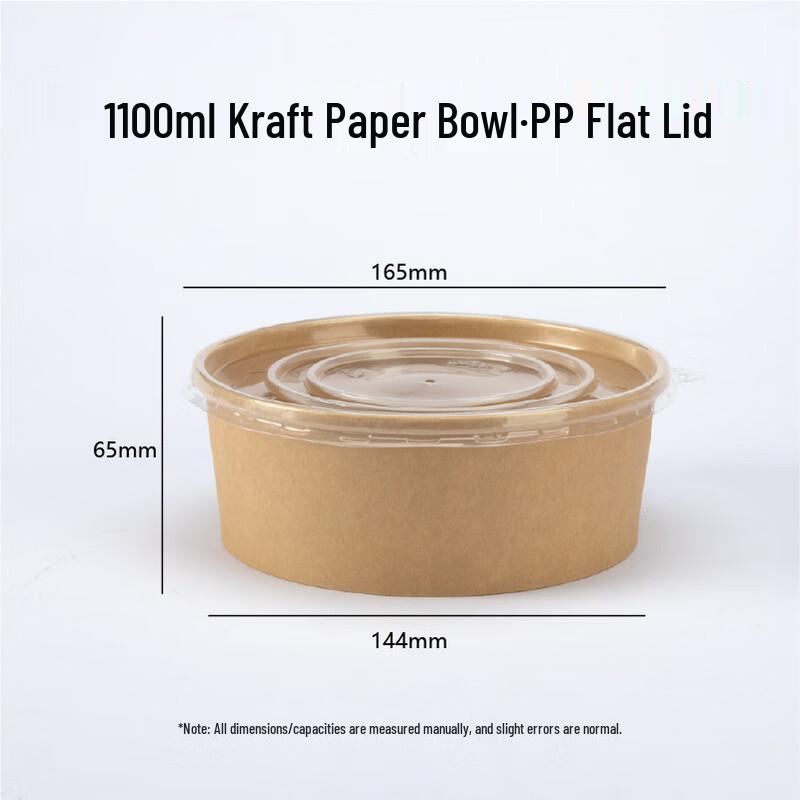 Einweg-Kraftpapier-Mikrowellen-Lebensmittelbehälter